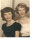 Betty Ann (abt 11) & Barbara (abt 13) 001